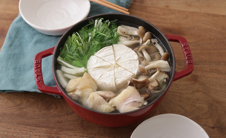 米肌のゆかりのある“発酵レシピ”をご紹介！ 発酵レシピ｜カマンベールチーズ鍋